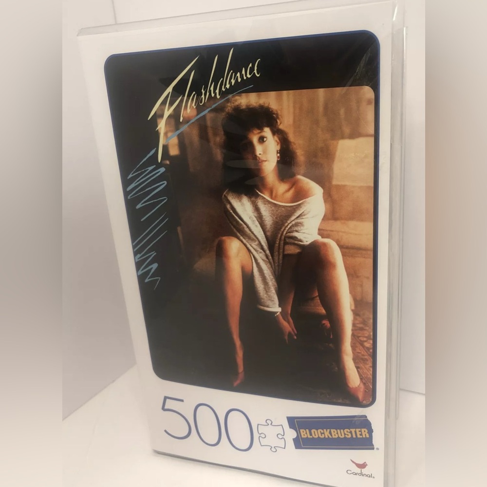 COPY - FLASHDANCE BLOCKBUSTER Cardinal Games Puzzle 500 pc Jigsaw Factor Sealed…